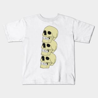 Stacked Skulls - Graphic Tee Kids T-Shirt